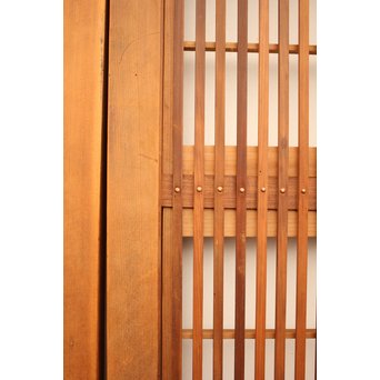 8枚組 障子枠付クリアガラス格子戸　L900Y 