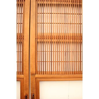 8枚組 障子枠付クリアガラス格子戸　L900Y 