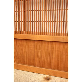 8枚組 障子枠付クリアガラス格子戸　L900Y 