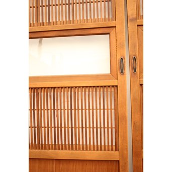 8枚組 障子枠付クリアガラス格子戸　L900Y 