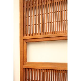 8枚組 障子枠付クリアガラス格子戸　L900Y 