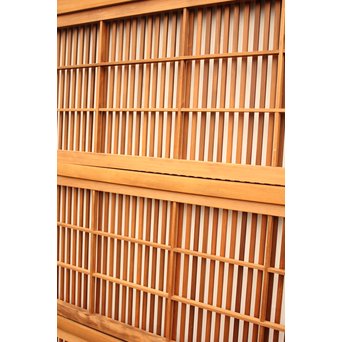 8枚組 障子枠付クリアガラス格子戸　L900Y 