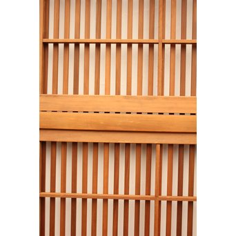 8枚組 障子枠付クリアガラス格子戸　L900Y 