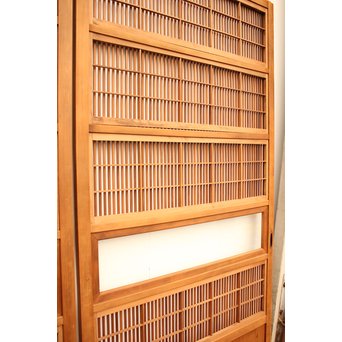 8枚組 障子枠付クリアガラス格子戸　L900Y 