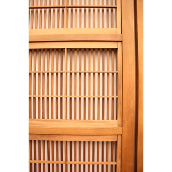 8枚組 障子枠付クリアガラス格子戸　L900Y 