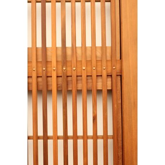 8枚組 障子枠付クリアガラス格子戸　L900Y 