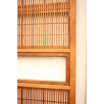 8枚組 障子枠付クリアガラス格子戸　L900Y 