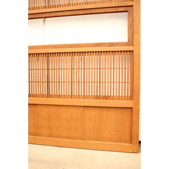 8枚組 障子枠付クリアガラス格子戸　L900Y 