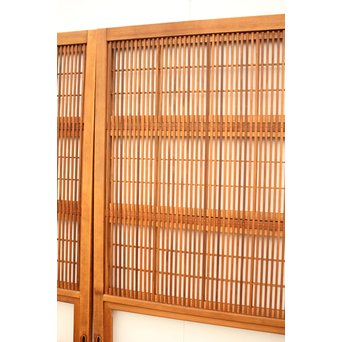 8枚組 障子枠付クリアガラス格子戸　L900Y 