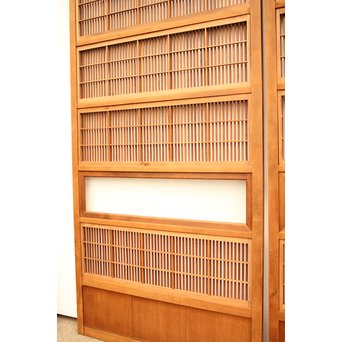 8枚組 障子枠付クリアガラス格子戸　L900Y 