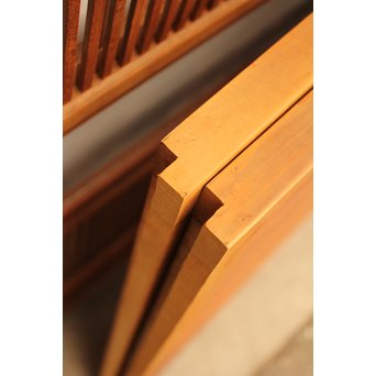 8枚組 障子枠付クリアガラス格子戸　L900Y 