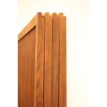 8枚組 障子枠付クリアガラス格子戸　L900Y 