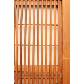 8枚組 障子枠付クリアガラス格子戸　L900Y 