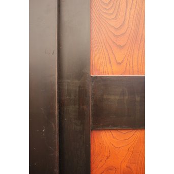 太框 泡杢上欅の帯戸 4枚1組　B894 