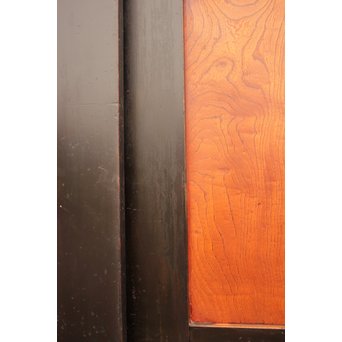 太框 泡杢上欅の帯戸 4枚1組　B894 