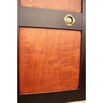 太框 泡杢上欅の帯戸 4枚1組　B894 