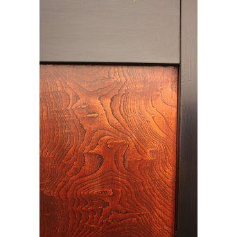 太框 泡杢上欅の帯戸 4枚1組　B894 