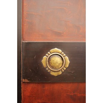 太框 泡杢上欅の帯戸 4枚1組　B894 