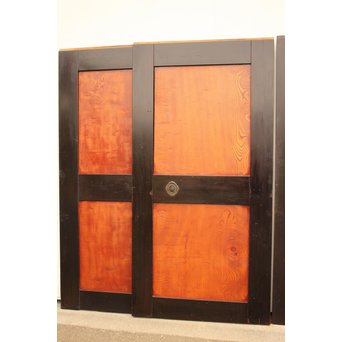 太框 泡杢上欅の帯戸 4枚1組　B894 