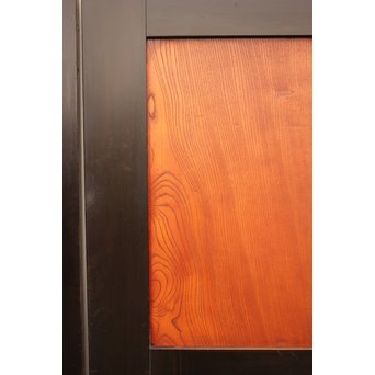 太框 泡杢上欅の帯戸 4枚1組　B894 