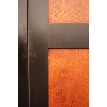 太框 泡杢上欅の帯戸 4枚1組　B894 