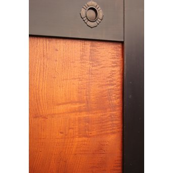 太框 泡杢上欅の帯戸 4枚1組　B894 