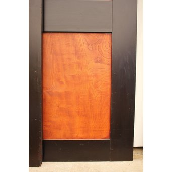 太框 泡杢上欅の帯戸 4枚1組　B894 