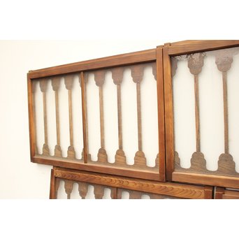 波模様装飾欄間 4枚1組　R2217 