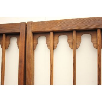 波模様装飾欄間 4枚1組　R2217 