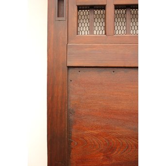 鉄格子と升格子の蔵戸　W576 