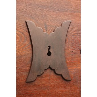 鉄格子と升格子の蔵戸　W576 