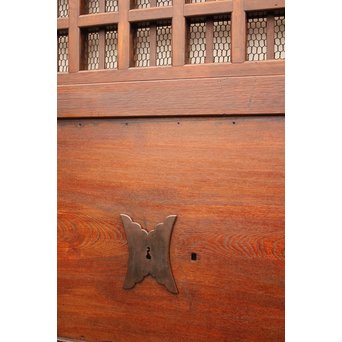 鉄格子と升格子の蔵戸　W576 