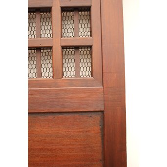 鉄格子と升格子の蔵戸　W576 