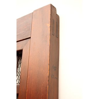 鉄格子と升格子の蔵戸　W576 