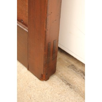 鉄格子と升格子の蔵戸　W576 