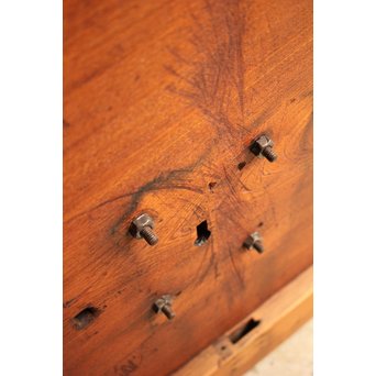 鉄格子と升格子の蔵戸　W576 