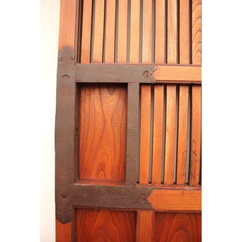 総欅格子蔵戸　W579Y 