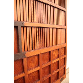 総欅格子蔵戸　W579Y 