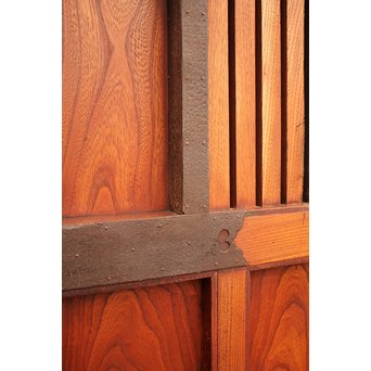 総欅格子蔵戸　W579Y 