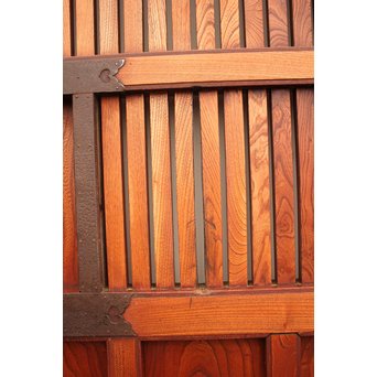 総欅格子蔵戸　W579Y 