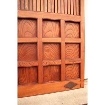 総欅格子蔵戸　W579Y 