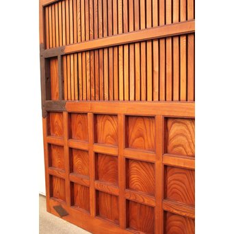 総欅格子蔵戸　W579Y 