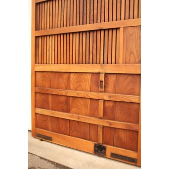 総欅格子蔵戸　W579Y 