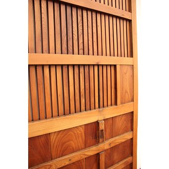 総欅格子蔵戸　W579Y 