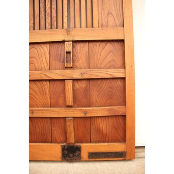 総欅格子蔵戸　W579Y 