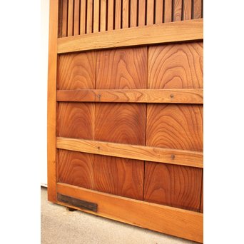 総欅格子蔵戸　W579Y 