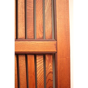 総欅格子蔵戸　W579Y 