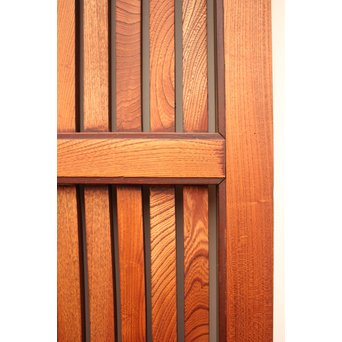 総欅格子蔵戸　W579Y 