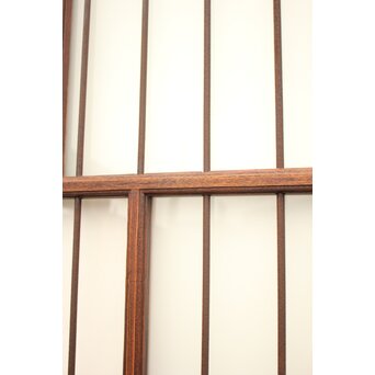 ハイサイズ緑色ガラスの堅木建具 2枚1組　GD1079Y 