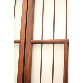 ハイサイズ緑色ガラスの堅木建具 2枚1組　GD1079Y 